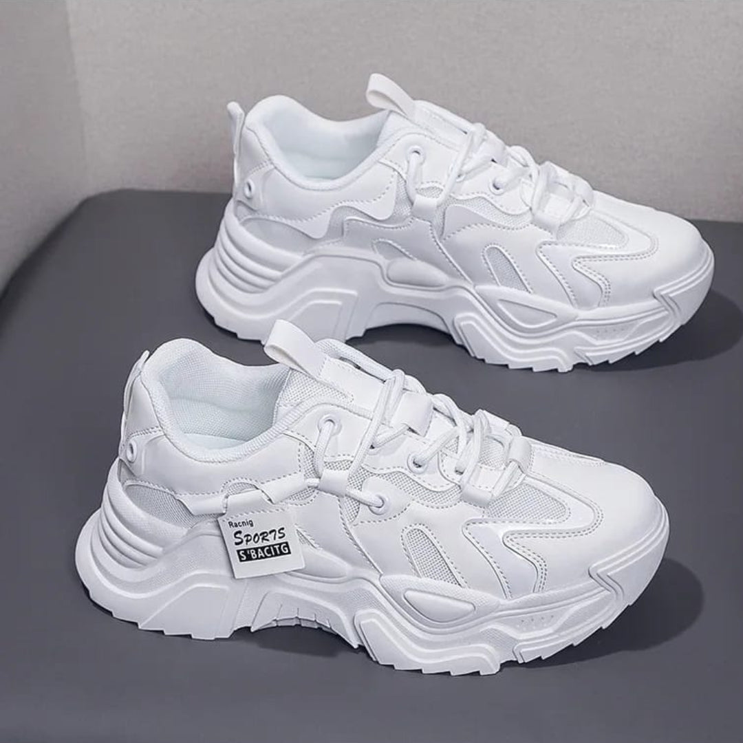 Chunky Vulcanize Shoes - White