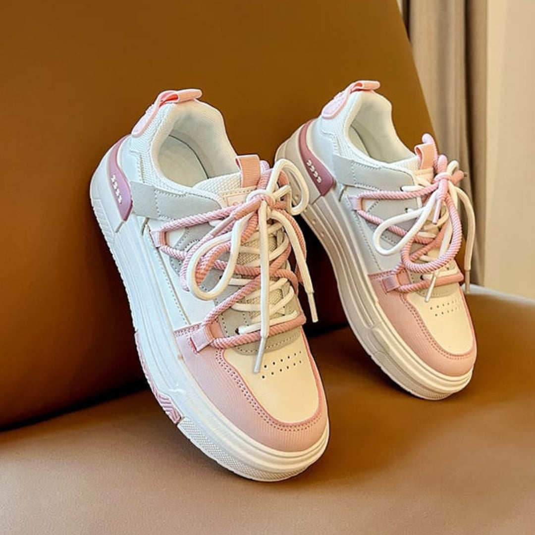 Korean Skateboard Shoes - Pink