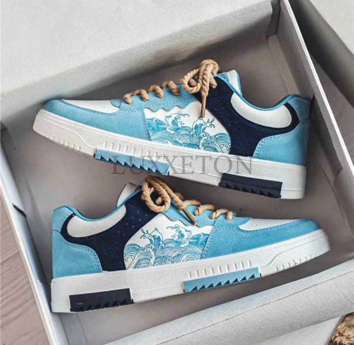 Wave Sneakers - Blue