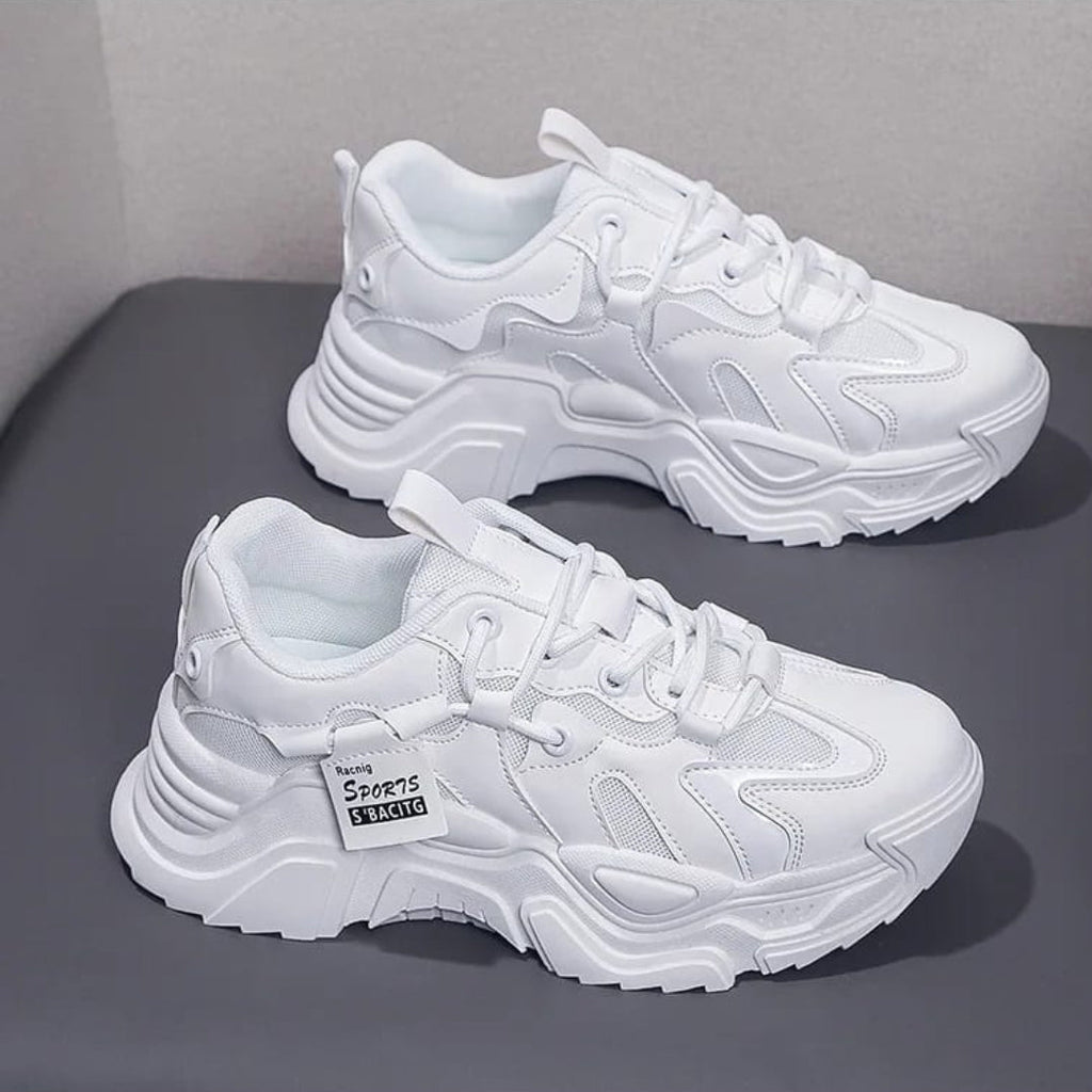 Chunky Vulcanize Shoes - White