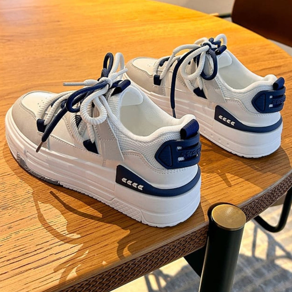 Korean Skateboard Shoes - Blue