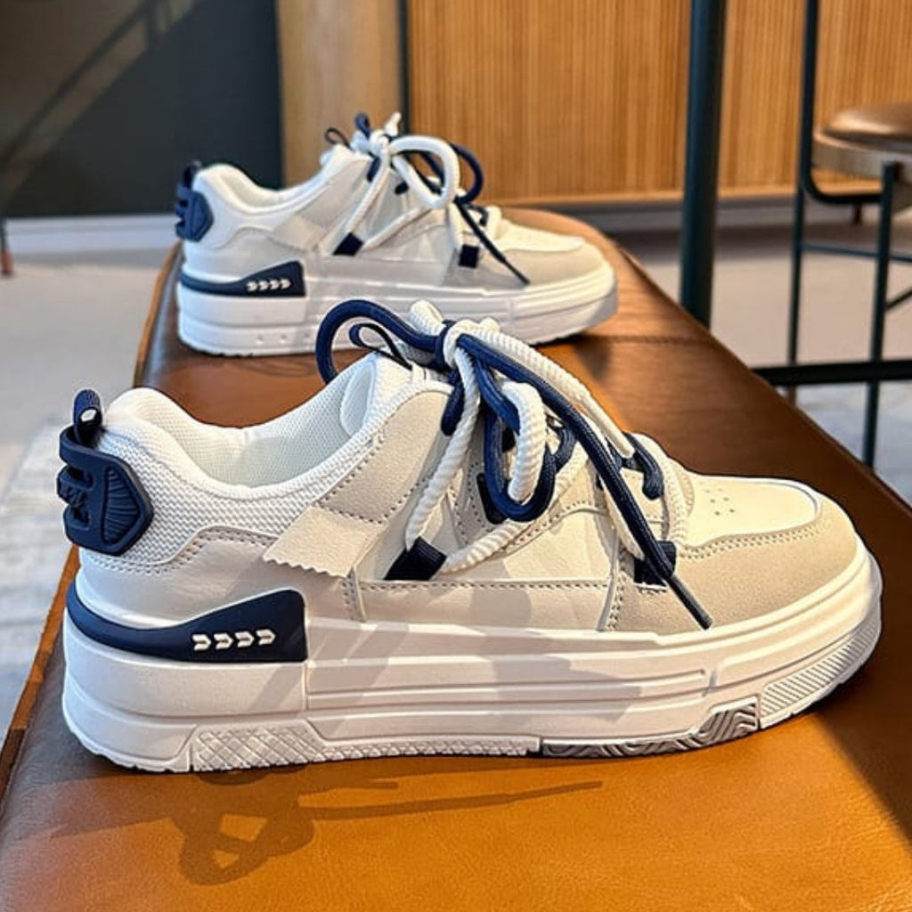 Korean Skateboard Shoes - Blue