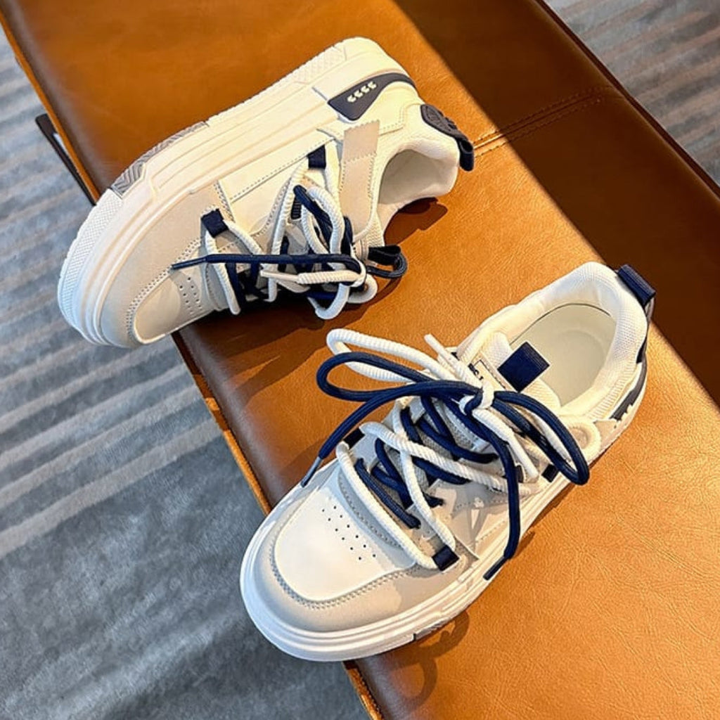 Korean Skateboard Shoes - Blue