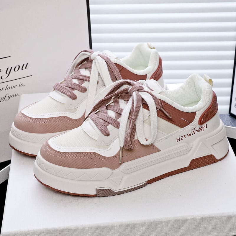 Thick Soled Shoes - Brown